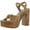 Saddle Suede, variant on Sam Edelman Womens Trista Suede Ankle Strap Platform Sandals