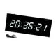 thumbnail image 1 of Reloj de pared digital LED, reloj de mesa para cocina, hogar y comedor. Blanco Digital, 1 of 9