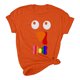 thumbnail image 1 of Blusa de manga corta informal con estampado de Día de Acción de Gracias para mujer Fridja  gope3819, 1 of 6