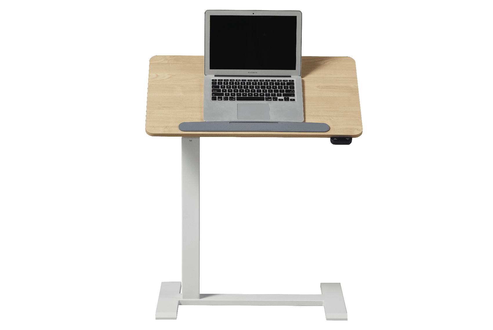 K30016 Electric Height Adjustable Standing Desk with Drawer, 27.5 x 15.7 in,Natural/White,1 Pack