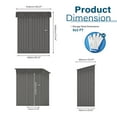 thumbnail image 2 of 5X3 FT Metal Outdoor Storage Shed, Tool Shed with Pitched Roof and Lockable Door Compact for Garden, Backyard, Patio (Gray), 2 of 7