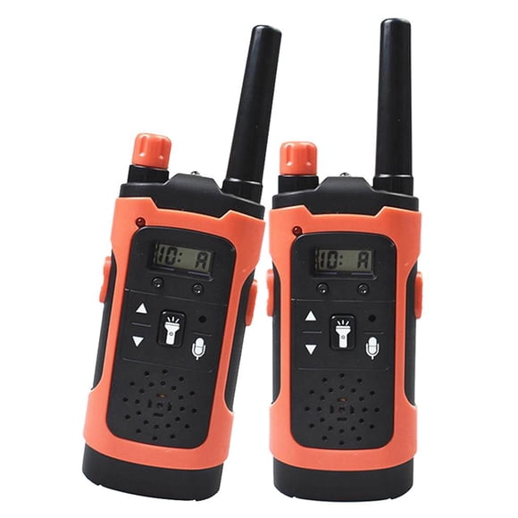 2 piezas para niños CUTICAT Walkie Talkies para niños Naranja