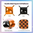 thumbnail image 2 of Telón de fondo con forma de globo para pared y arco de globos, color negro y naranja, 25/149 unidades, 2 of 7