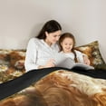 thumbnail image 4 of Feelyou Highland Cattle Twin Bedding Sets 7-Piece, Groovy Floral Bedding Comforter Set, Kawaii Farmhouse Animal Sheet Sets, Microfiber Bedroom Decor, 4 of 7