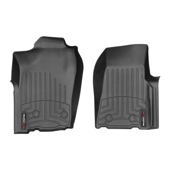 WeatherTech Custom Fit FloorLiners compatible with 2004-2010 Ford Ranger - 1st Row (Driver & Passenger), Black