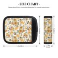 thumbnail image 2 of 2 fundas para asas de equipaje - Etiquetas identificadoras con diseño de abeja hippie, fundas para asas de equipaje, accesorios esenciales de viaje para equipaje de avión, 2 of 6
