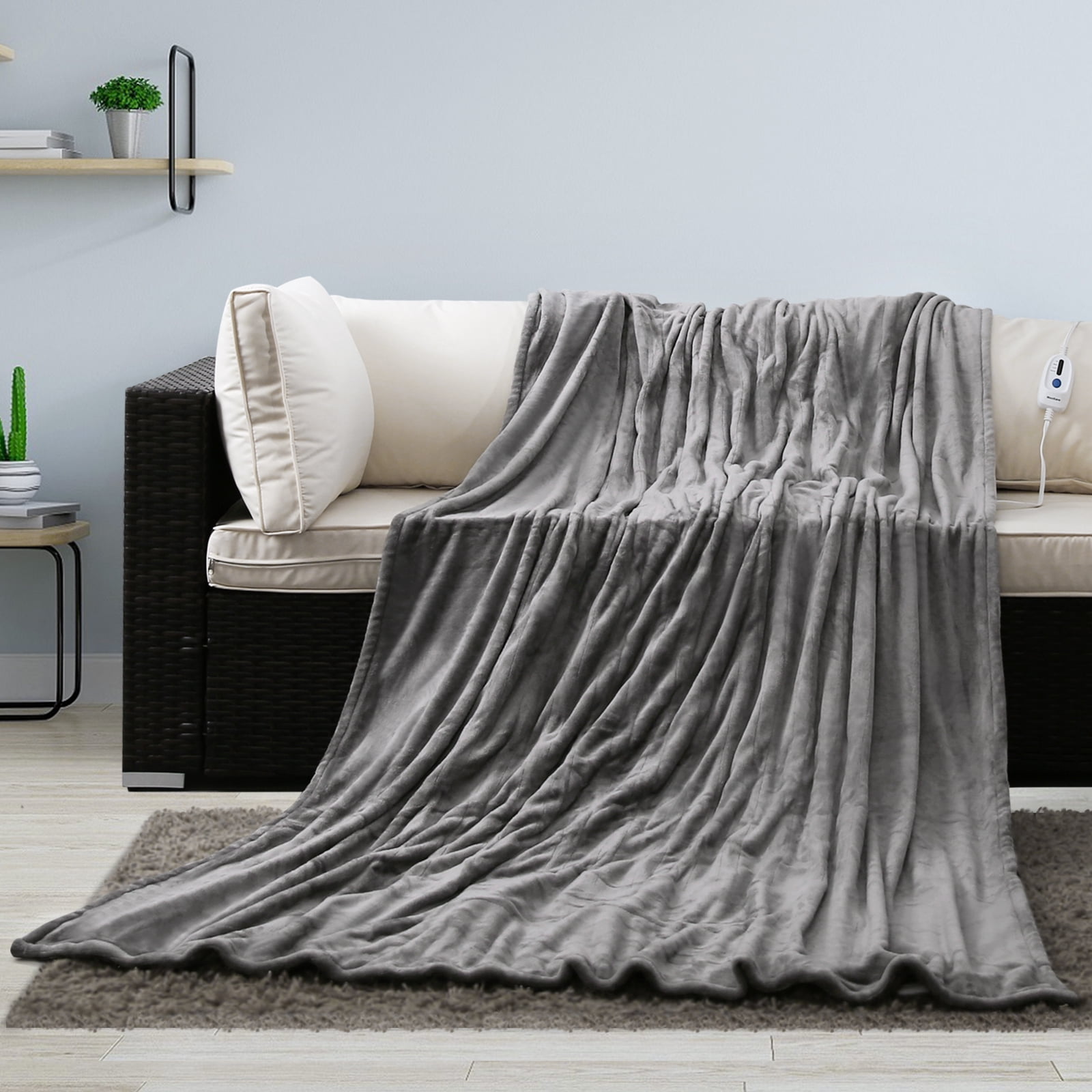 MaxKare Electric Heated Blanket Twin Size with 4 Heating Levels Timer Auto Off Machine Washable in Nepal at NPR 13395 Rating 5