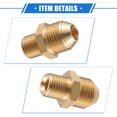 thumbnail image 5 of Unique Bargains Pressure Washer Connector Fitting M14x1.5 to M18x1.5 Male Adapter Brass Hose Connector Brass Copper Tone, 5 of 6