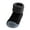 Black, variant on Kids Slippers Toddler Slippers Baby Boys Rubber Shoes Sole Solid Toddler Kids Knit Stocking Warm Slippers (Green, 9-12 Months)
