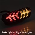thumbnail image 3 of Motorcycle LED Tail Light BrakeTurn Signal Indicator Lamp Fish Bone Shape replacement for MSX125 CBR650F CTX700 CTX700N YG-125, 3 of 7