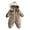 A-Khaki, variant on Baby One Piece Snowsuit Overalls Ski Suits Jackets Coats Jumpsuits for Girls Boys Waterproof Winter Outdoor Snowboard 1-4T White