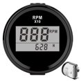thumbnail image 4 of Jauge de Tachymètre Étanche Rétroéclairage Rouge Écran LCD pour Voiture Bateau Yacht 52mm 2 Po, 4 of 7