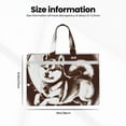 thumbnail image 3 of Easygdp Vintage Husky Dog Canvas Document Bag File Bag Handle Business Briefcase Bag A4 File Organizer Organizer Handbag Briefcase, 3 of 8