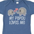 thumbnail image 4 of Inktastic My Papou Grandpa Loves Me Boys or Girls Baby Bodysuit, 4 of 5