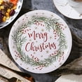thumbnail image 1 of Feltree Disposable Painted Paper Plates for Christmas Parties Water Proof Oil Draining Thickened Sturdy Based Pulp, 1 of 7