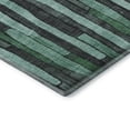 thumbnail image 3 of Addison Rugs Mayfield Premium Machine Washable Transitional Stripes Sage Rectangle Rug, 10' x 14', 3 of 6