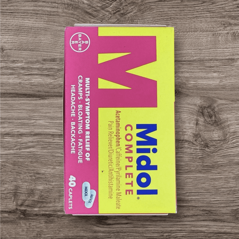 Midol Extra Strength Pain Reliever Complete Caplets, Menstrual