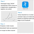 thumbnail image 4 of Báscula  Bloosom Electrónica De Baño Bluetooth Inteligente Negro, 4 of 5