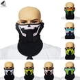 thumbnail image 4 of PULLIMORE Halloween Led Mask Sound Activated Scary Mask For Halloween Cosplay Costume Party (Blue + Green）, 4 of 9