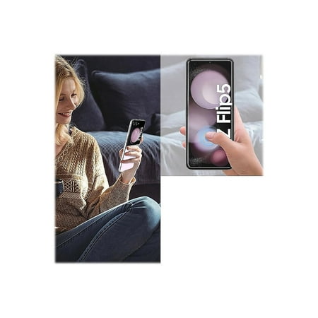 SaharaCase - ZeroDamage Ultra Strong+ Tempered Glass + Film Screen Protector for Samsung Galaxy Z Flip5 (2-Pack) - Clear
