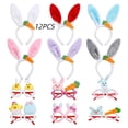 thumbnail image 1 of Easter Ears Headbands Plush Easter Rabbit Ear Hairband For Holiday Kid's Easter Birthday Halloween Party, 1 of 9