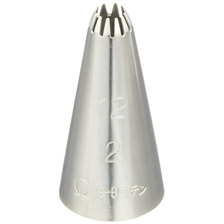 

Commercial mouthpiece Flower type 12 cut No. 2 18-8 Stainless steel Made in Japan WKT31122