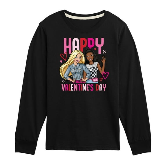 Barbie - Happy Valentine's Day - Toddler And Youth Long Sleeve Graphic T-Shirt