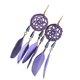 thumbnail image 2 of Qarigey Pendientes bohemios ligeros 1 par hermosos con diseño de atrapasueños cómodo regalo de cumpleaños para mujeres y niñas Type11 NO11, 2 of 6