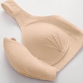 thumbnail image 5 of Warop Women's Front Closure Bra, Solid Color Wirefree Backless Seamless Push-Up Underwear, Supportive Lingerie for Everyday Wear, 5 of 7