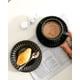 thumbnail image 2 of Tazas y platillos de cerámica para capuchino, 8 onzas, juego de 4 tazas de latte acanaladas grandes para café, té, café con leche y macchiato, juego de tazas de demitasse, regalo estético, 2 of 4
