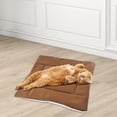 thumbnail image 4 of Barhoo Soft Reversible Fleece Pet Bed Mat Machine Washable Dog Crate Kennel Liner Comfortable Sleeping Pad for Small Medium Large Dogs Cats Home Travel Indoor Outdoor Use A Pet Bed, 4 of 7