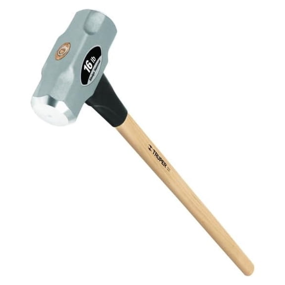 Truper 30922 16-Pound Sledge Hammer, Hickory Handle, 36-Inch