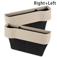 thumbnail image 1 of CARTTOU Car Seat Pockets PU Leather Car Console Side Organizer Filler Catch Storage Box, 1 of 8