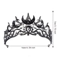 thumbnail image 5 of Misright Shimmering Stars Queen Tiaras Gothic Headpiece For Cosplay Event Gathering, 5 of 14
