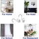 thumbnail image 5 of SZTXJ 12PCS Shower Curtain Hooks Rings for Bathroom, Decorative Resin Shower Curtain Hooks Rods Curtains and LinerWhite, 5 of 5