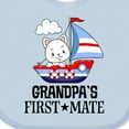 thumbnail image 4 of Inktastic Grandpa First Mate Grandchild Sailing Boys or Girls Baby Bib, 4 of 4