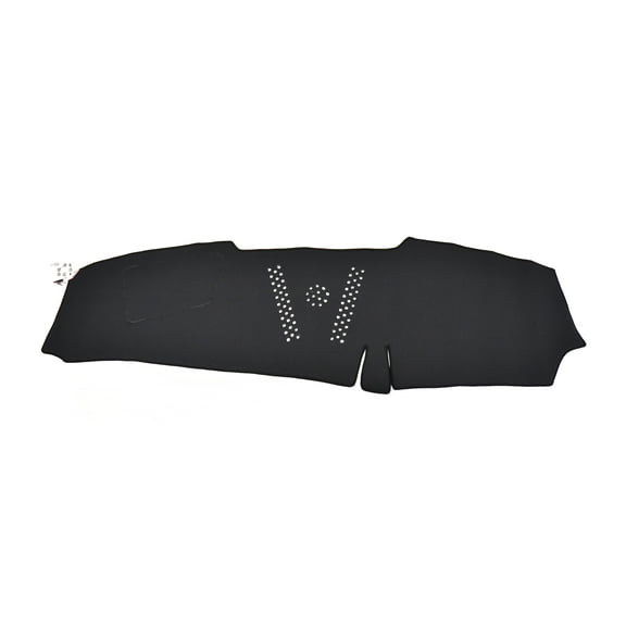 Wellvisors Black Dash Mat Dashboard Cover Compatible With 2024 BMW X5 X6 X7 G05 G06 G07 3-886BM040
