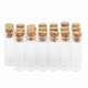 thumbnail image 2 of 100 Piezas 11X32mm Minúscul Mini Corcho Vacío de Vidrio Frascos 2Ml, 2 of 5