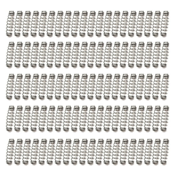 UNTERING 100Pcs Fishing Hook Spring Carps Fishing Hook Steel Swivels Spring Single Explosions Hooks Part Fishing Tackles