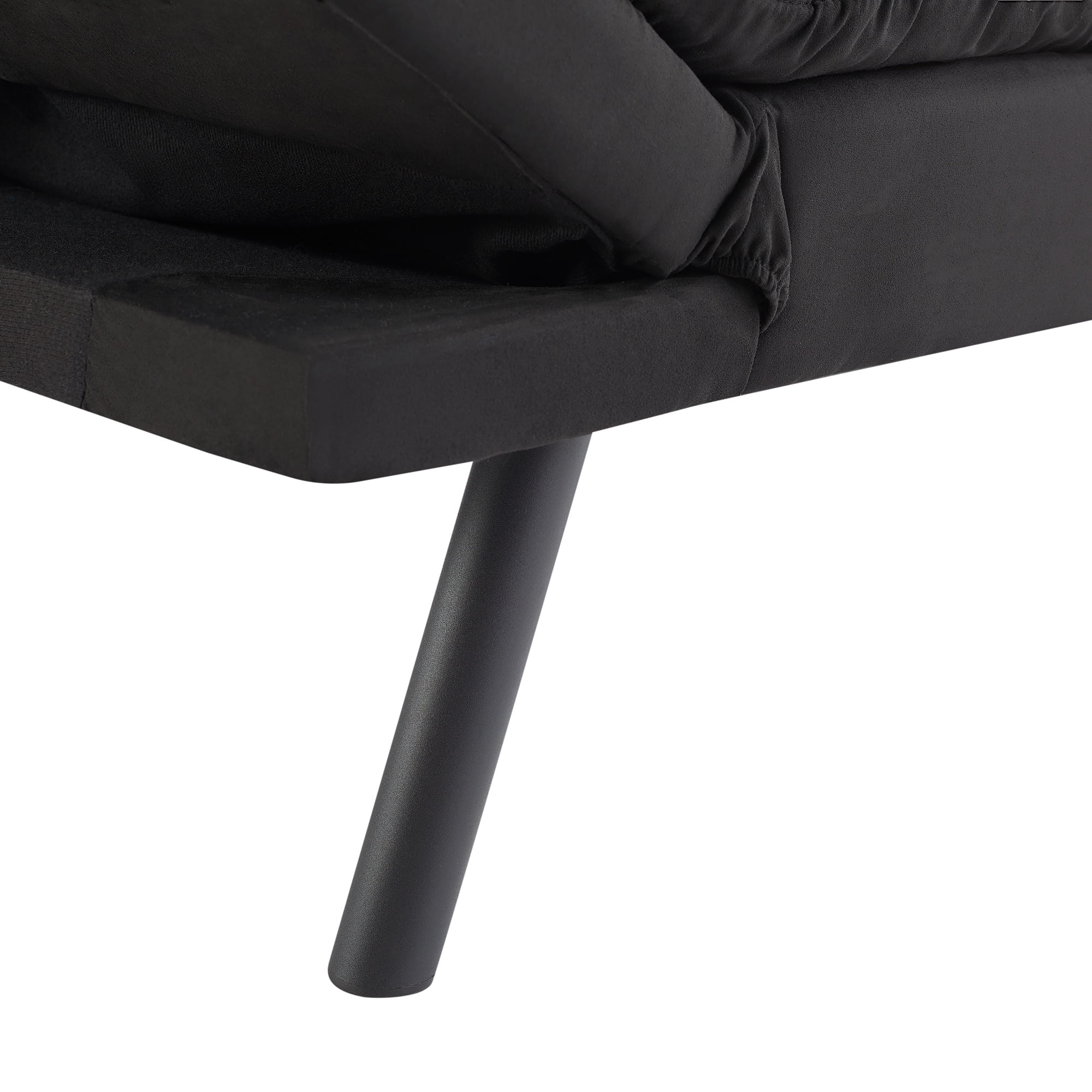 Mainstays memory foam futon outlet black