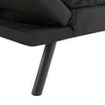Mainstays Memory Foam Futon with 72",Black