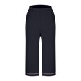 thumbnail image 5 of Kaemgyyd Capri Pants for Women Cotton Breathable Loose Fit Pajama Pants Lounge Comfy Pj Bottoms Soft Sleepwear with Pockets, 5 of 6