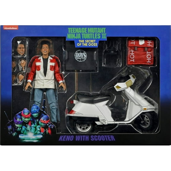 NECA - Teenage Mutant Ninja Turtles 2: Secret of the Ooze – Keno with Scooter