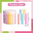 thumbnail image 3 of Large Triangular Eraser with Jelly Color, No Chips Or Marks, Studont Exam Specific Eraser with Storage Bucket, A, 3 of 5