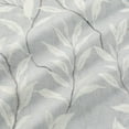 thumbnail image 5 of Country Rustic Tier Curtains and Valance Set, 3 Pieces Grey Leaves Window Treatments for Farmhouse Kitchen Cafe, 52 x 18 & 30 x 36 Inches, Rod Pocket, 5 of 6