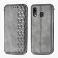 thumbnail image 2 of Galaxy A30 Case, Premium PU Leather TPU Wallet Cover with Card Holder Kickstand Hidden Magnetic Adsorption Shockproof Flip Folio Cell Phone Protective Case for Samsung Galaxy A30,Gray, 2 of 8