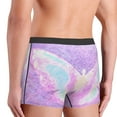 thumbnail image 5 of Daiia Purple Sparkling Butterfly Men's Underwear Boxer Briefs, Cotton Stretch Moisture-Wicking Underwear-Small, 5 of 9