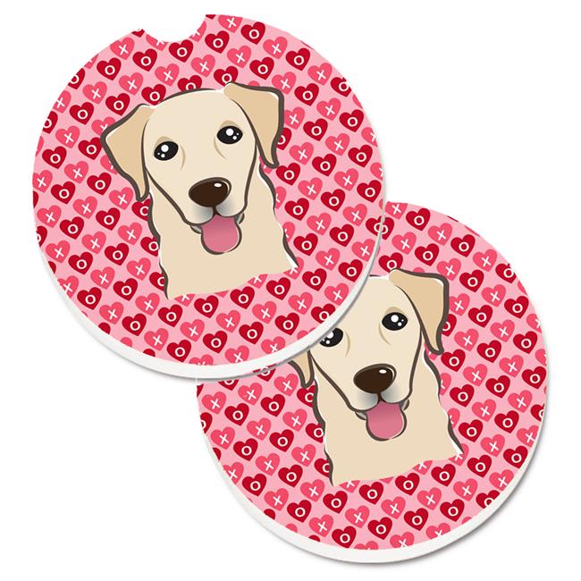Golden Retriever Hearts Cup Holder Car Coasters Set of 2 Walmart Canada