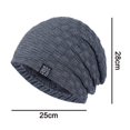 thumbnail image 2 of Sinhoon Hat for Men Winter Warm Hats Knit Slouchy Thick Skull Cap, 2 of 9
