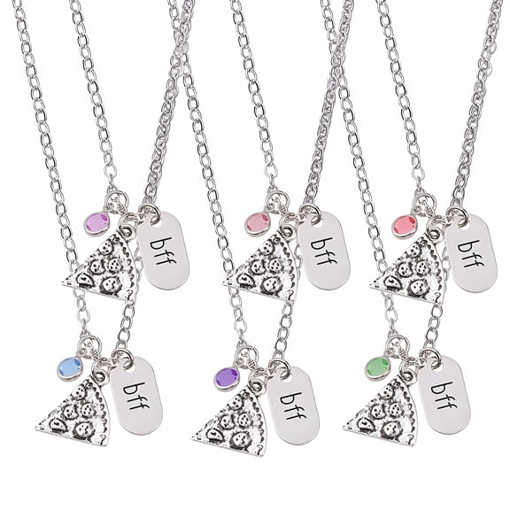 DESIGNICE 6 Pcs Fashion Necklace for Friends Necklaces Friendship Gifts Best Locket Women'S Friendship Necklaces